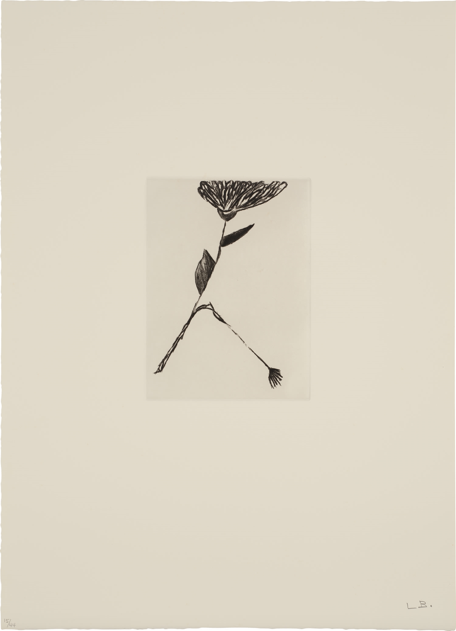 Artwork by Louise Bourgeois, Homely Girl, A Life (MoMA 926-935, Made of drypoints, on Somerset paper, with full margins, with title page, colophon and epigraph