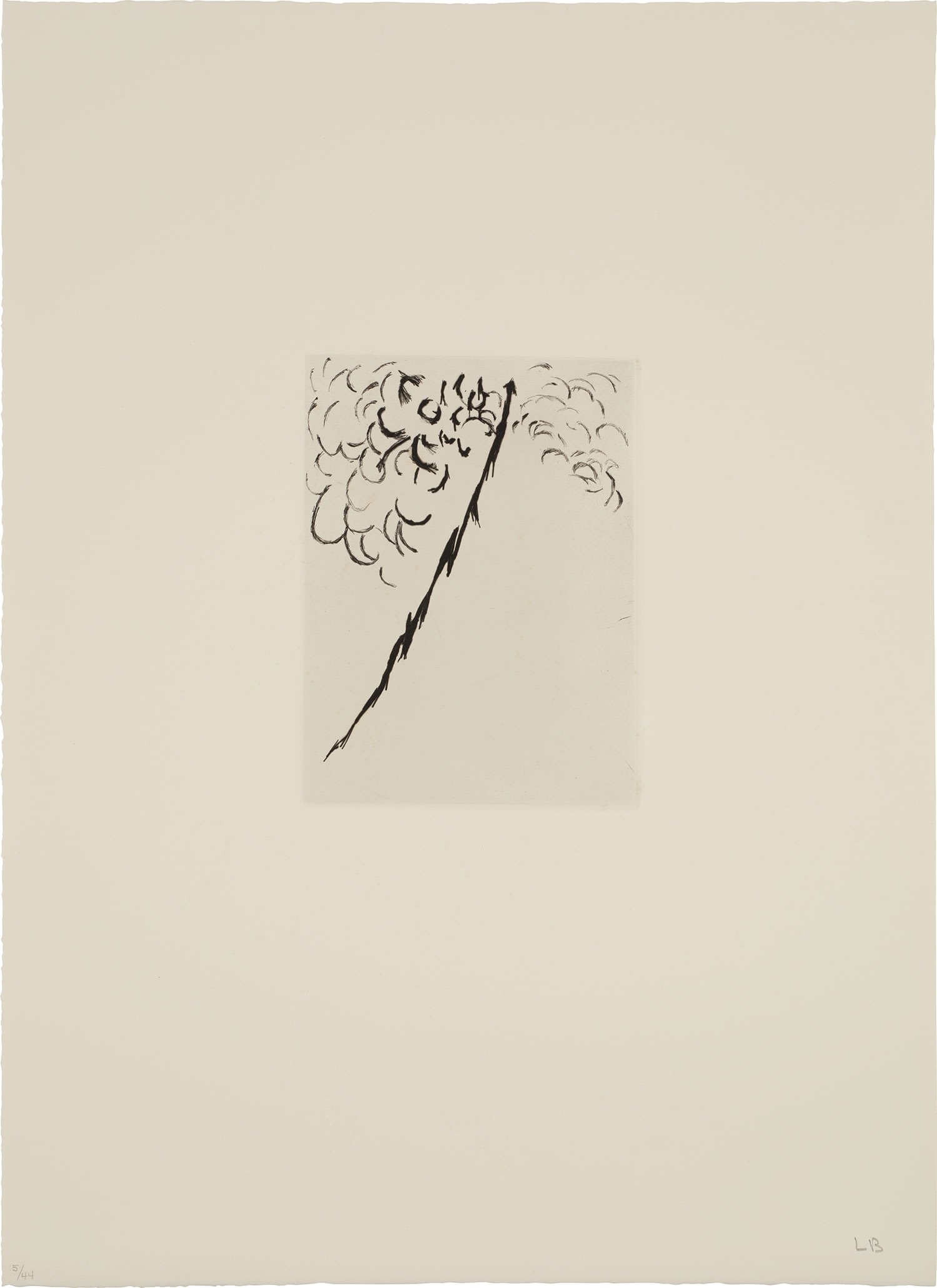 Artwork by Louise Bourgeois, Homely Girl, A Life (MoMA 926-935, Made of drypoints, on Somerset paper, with full margins, with title page, colophon and epigraph