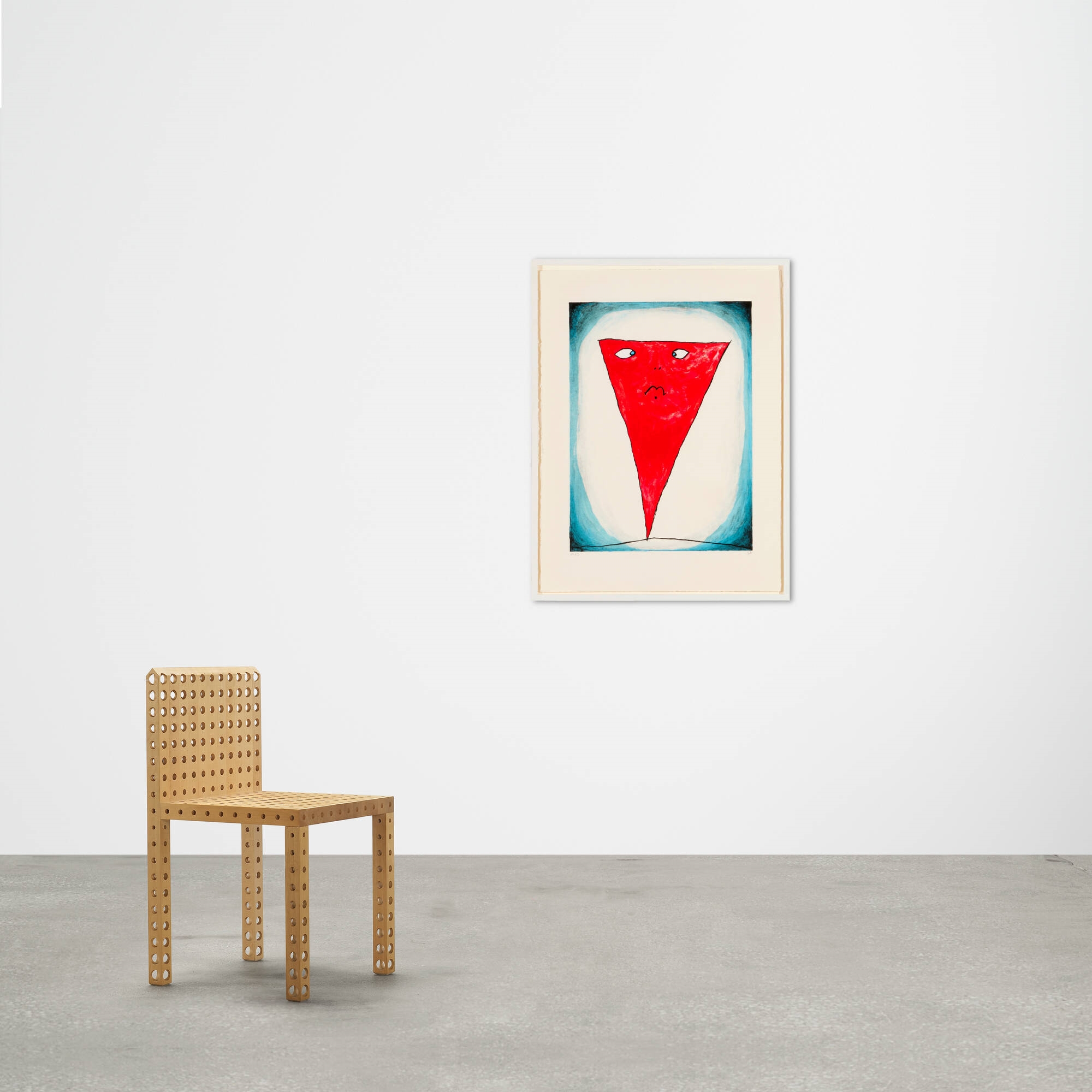 Artwork by Louise Bourgeois, The Guilty Girl is Fragile (from the Twoandthreezeros: Exit Art portfolio), Made of lithograph in colors