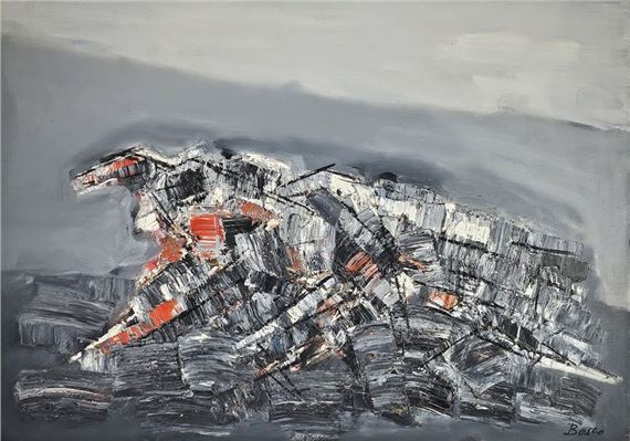 The finish line by Pierre Bosco, 1957