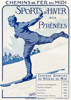 SPORTS D'HIVER AUX PYRÉNÉES. 1913. - Henri Germa