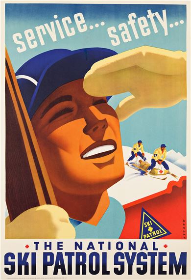 THE NATIONAL SKI PATROL SYSTEM. Circa 1938. - Sascha Maurer