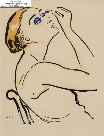 Kees van Dongen | Tête de Femme (1920) | MutualArt