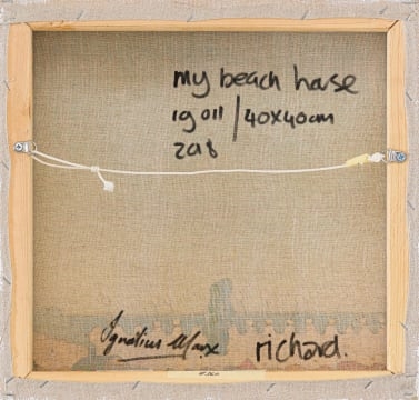 Artwork by Ignatius Marx, Richard Scott, My Seaside Village, Made of acrylic and oil on canvas