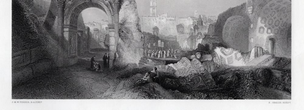 Joseph Mallord William Turner | The Arch of Titus Rome | MutualArt