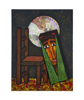 GREEN BOX AND THE CHAIR - Zakaria Soliman