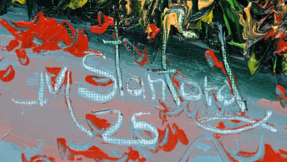 Artwork by Mark Stanford, MARK STANFORD FLORIDA ARTIST RIVER ROAD, Made of Oil on art board