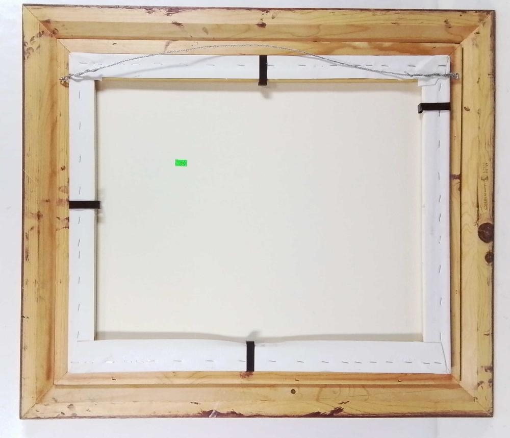 Artwork by Dorie Solomon, "Flower Shop", Made of Oil On Canvas