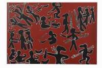 Artwork by Cliff Reid, CLIFF REID (Australia, Aboriginal 1947-2010, Made of Acrylic on canvas