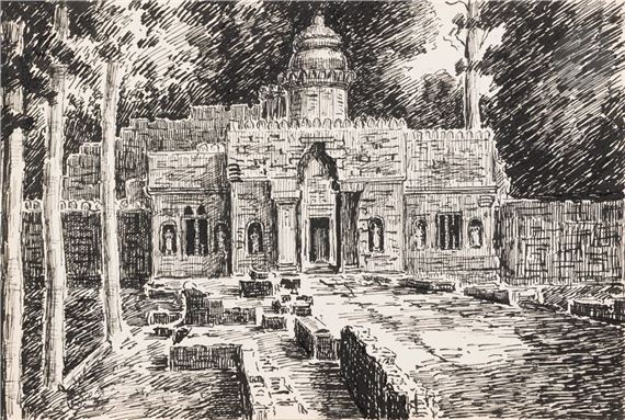 Architectural views of the Angkor Wat site - Roberto Ramauge