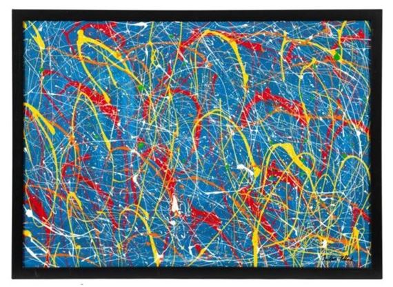 Jackson Pollock | Style of Jackson Pollock Expressionist Painting ...