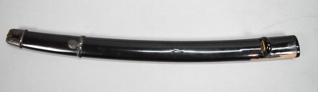 Artwork by Green, Japanese Wakizashi Samurai Sword, Made of lacquered wood