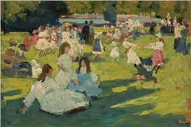 From Gardens to Beaches: Ethel Carrick’s Dazzling Australian Sketches