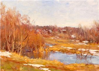 HOUSES BY A LAKE - Dimitri Semakov