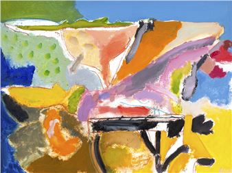 Hillside and Water Trough - Les Graff