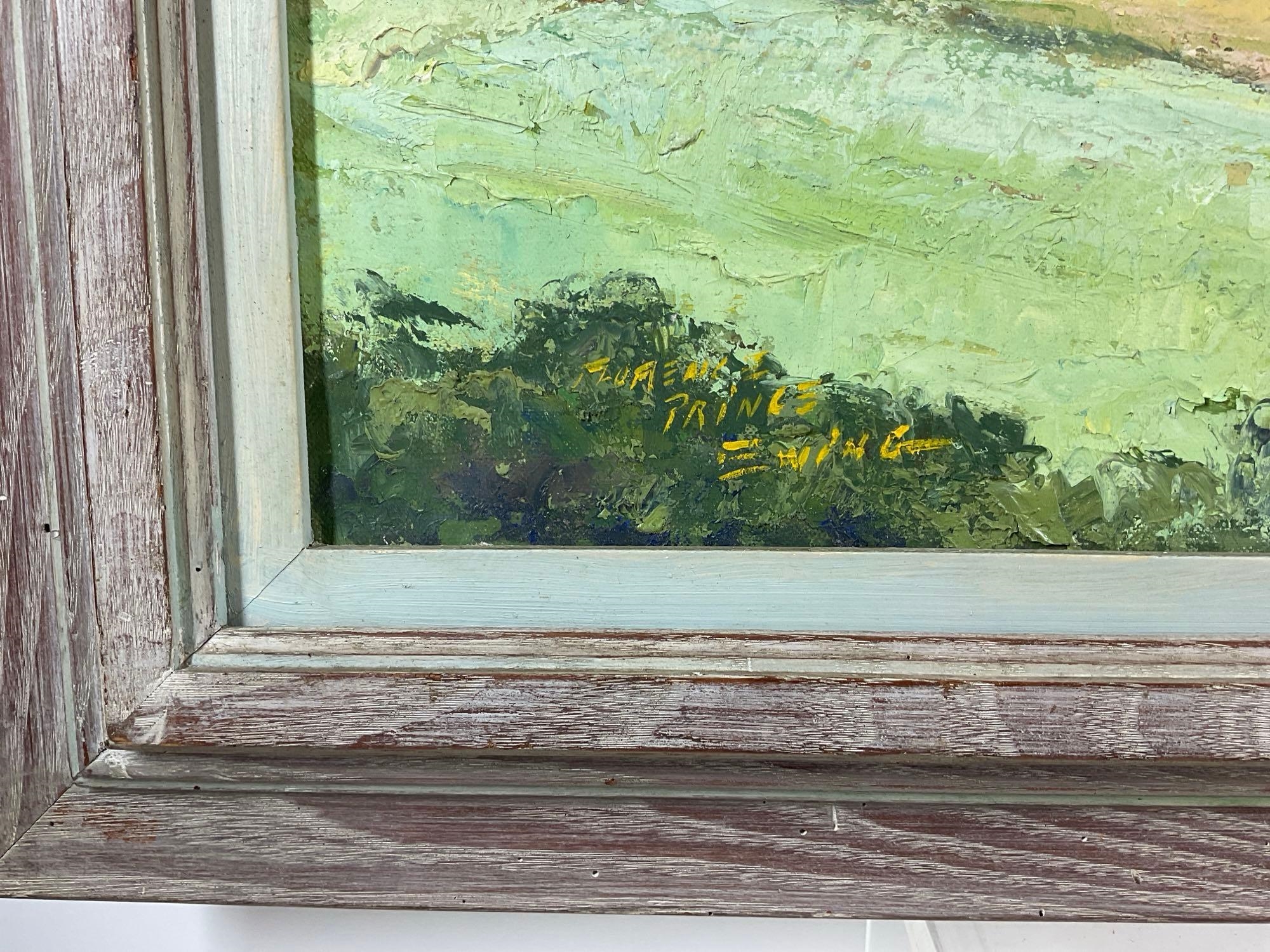 Artwork by Florence Prince Ewing, Agrarian landscape, Made of Oil on canvas