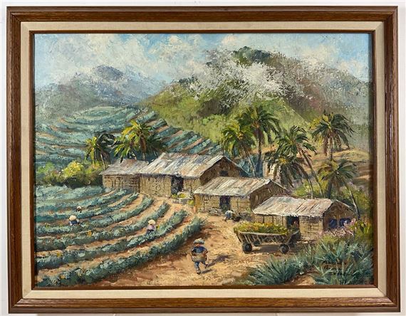 Agarian landscape by Florence Prince Ewing