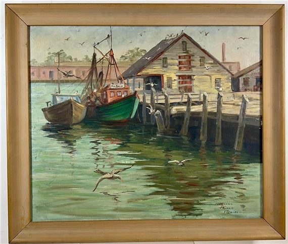 Gloucester, Mass by Florence Prince Ewing, 1958
