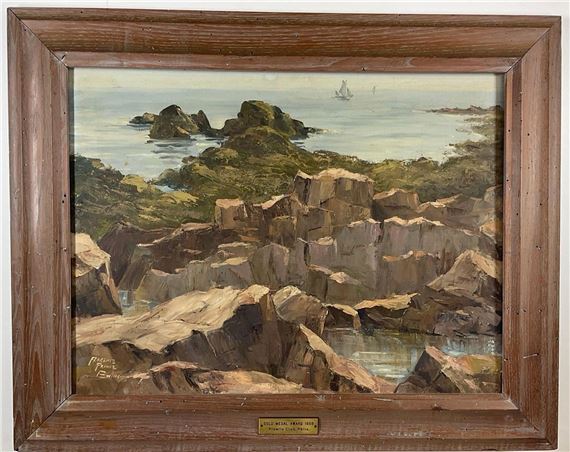 Rocks Cape Ann by Florence Prince Ewing