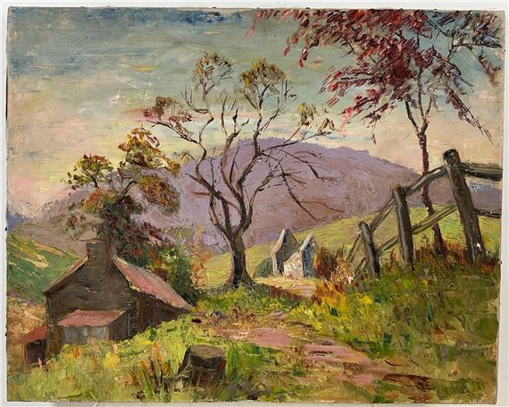 Mountain landscape by Florence Prince Ewing