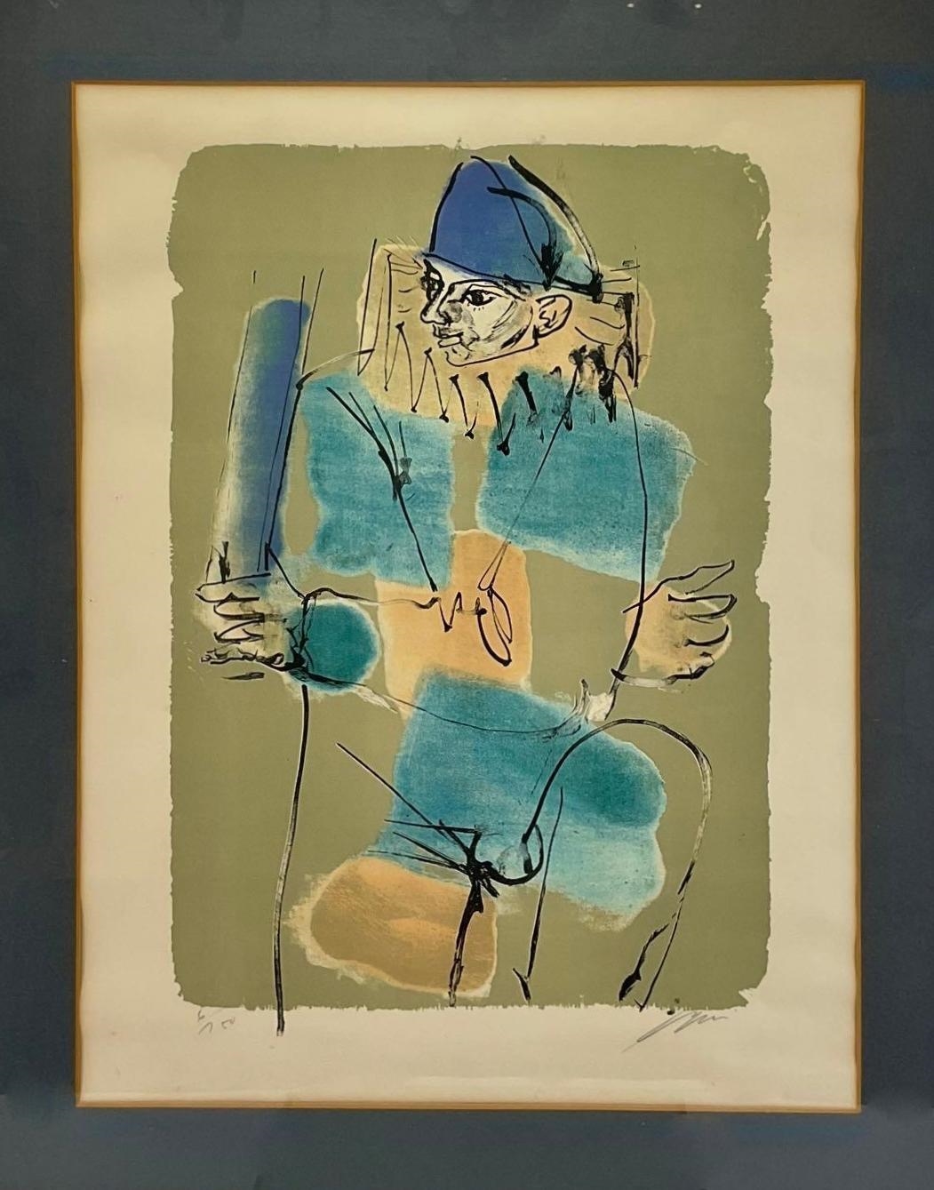 Hans Erni | Expressionist style figure | MutualArt