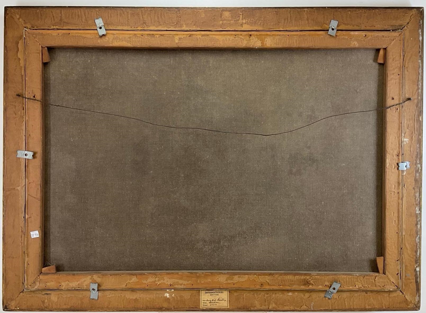 Artwork by Mathilde Winker, Tree lined lane, Made of Oil on canvas