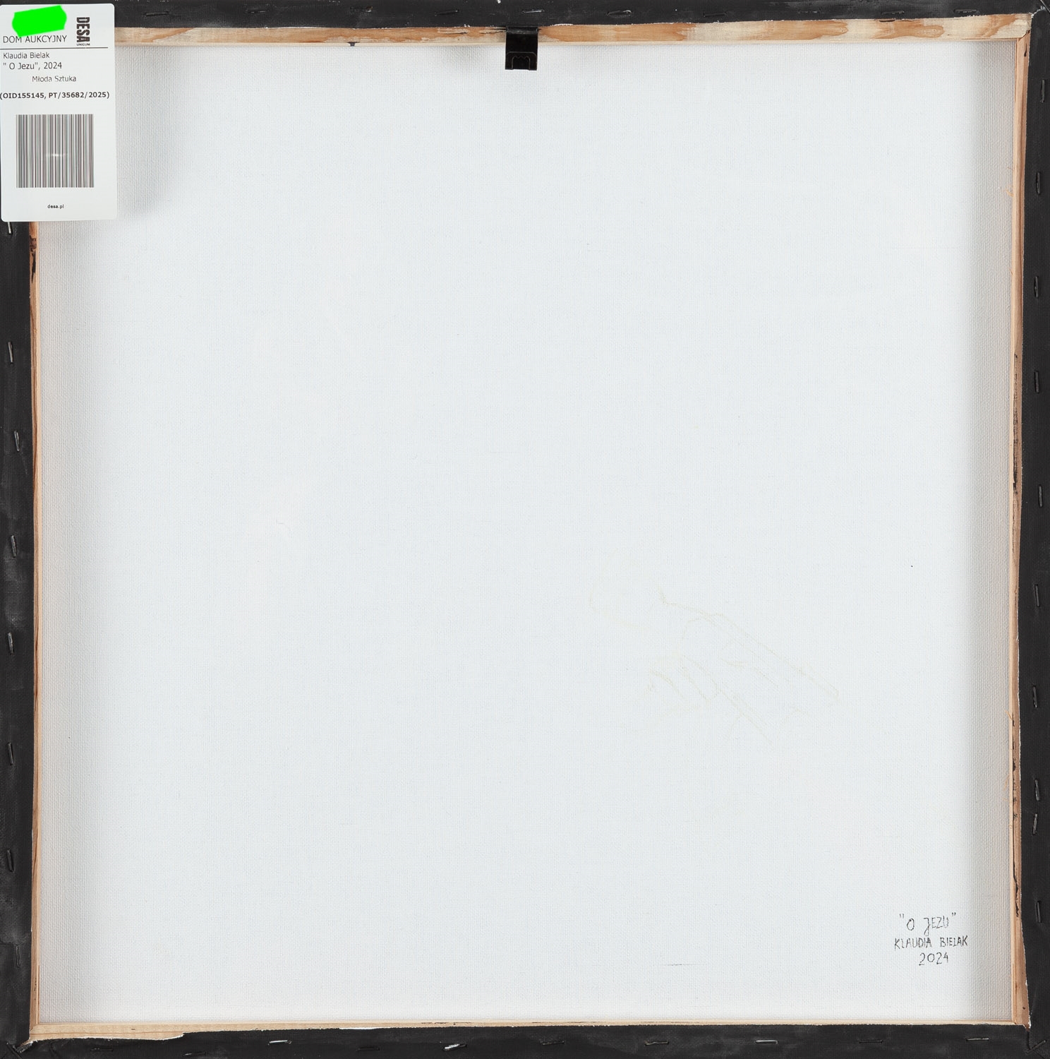 Artwork by Klaudia Bielak, Oh Jesus, Made of acrylic/canvas