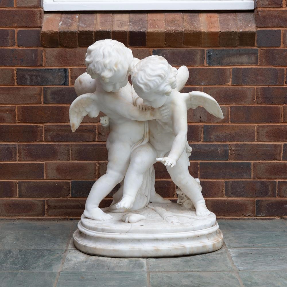 Italian School, 19th Century | An Italian C19th marble figural group of ...