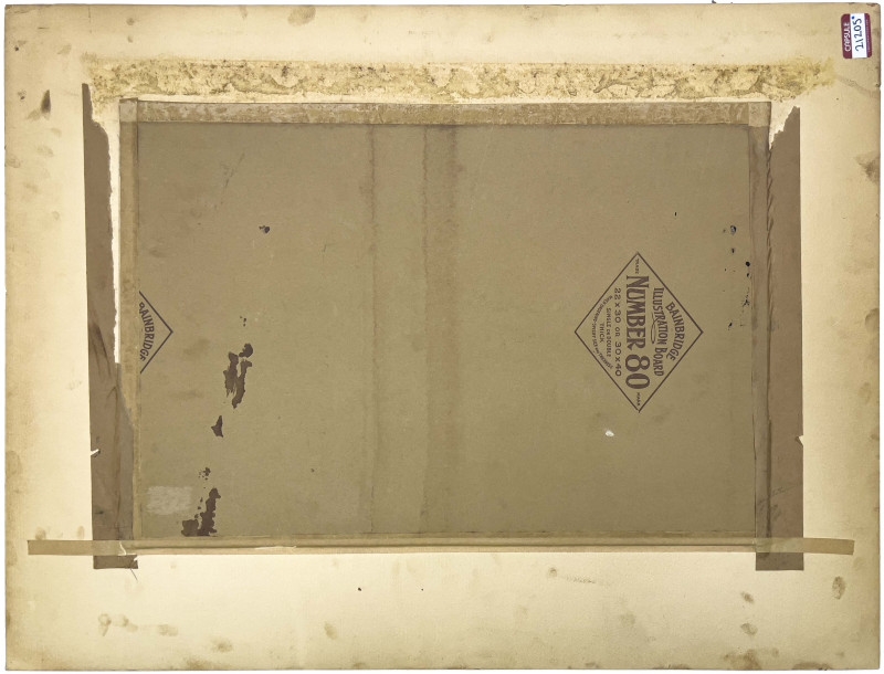 Artwork by Bruce Handiside Mitchell, Untitled (Mountain Road, Made of acrylic on illustration board