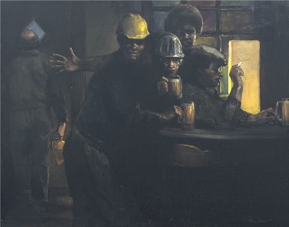 Ann Vaughan Leggett | Untitled (Bar Scene | MutualArt