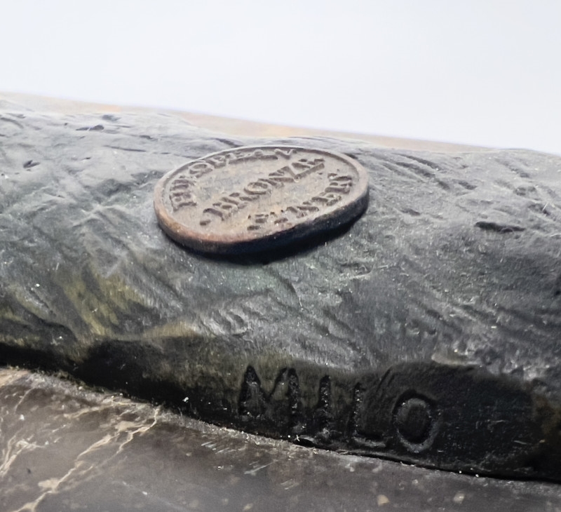 Artwork by Miguel Fernando López (Milo), Bronze Baseball Players, Group of 3, Made of bronze