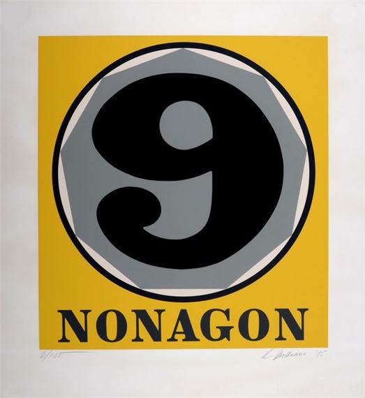 Nonagon by Robert Indiana, 1975