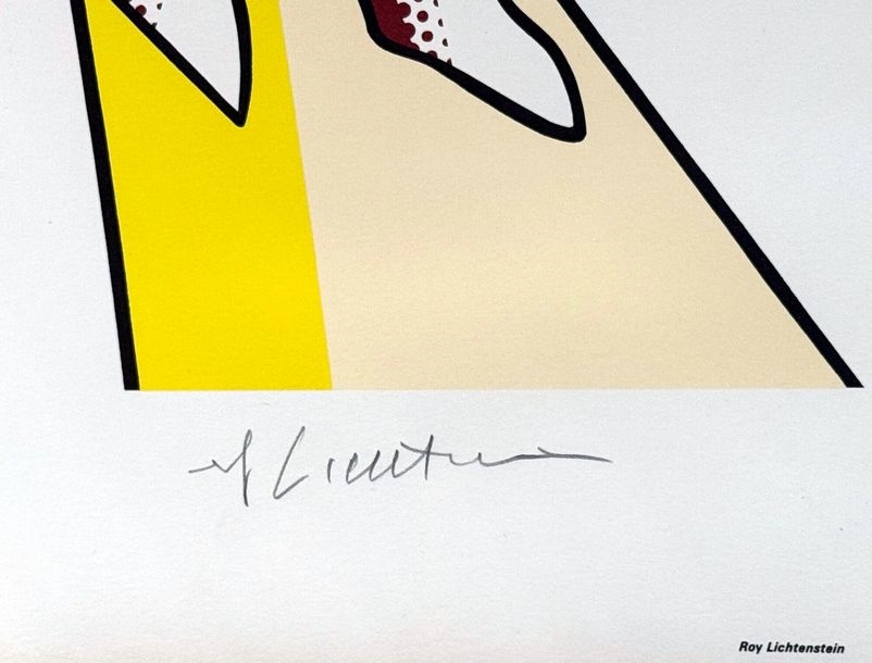 Artwork by Roy Lichtenstein, 1984 Los Angeles Olympics, Made of Offset lithograph