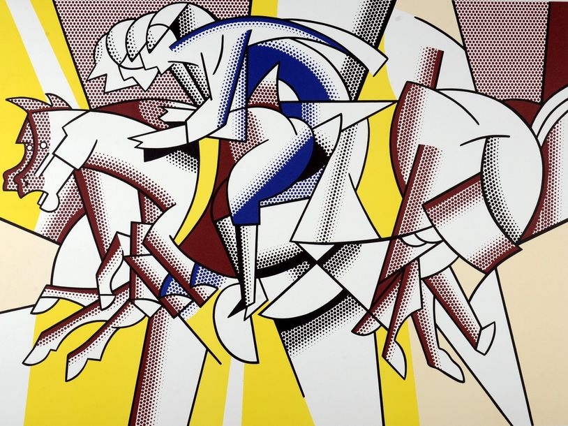 Artwork by Roy Lichtenstein, 1984 Los Angeles Olympics, Made of Offset lithograph