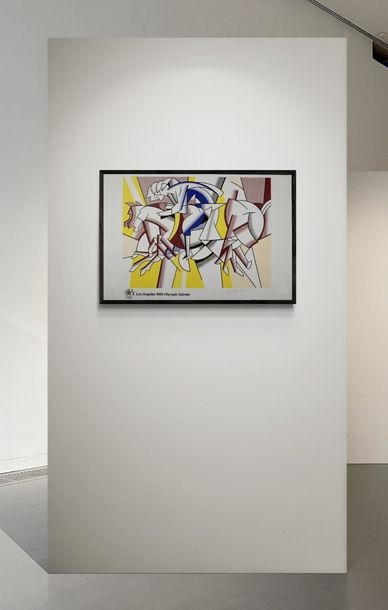 Artwork by Roy Lichtenstein, 1984 Los Angeles Olympics, Made of Offset lithograph
