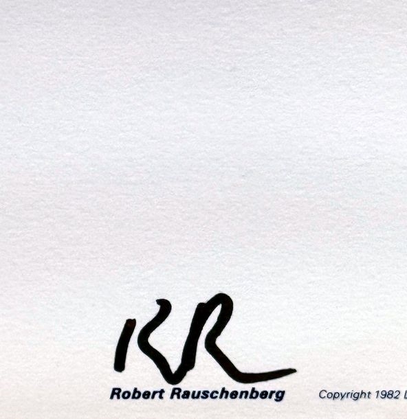Artwork by Robert Rauschenberg, Los Angeles Olympic, Made of Offset lithograph