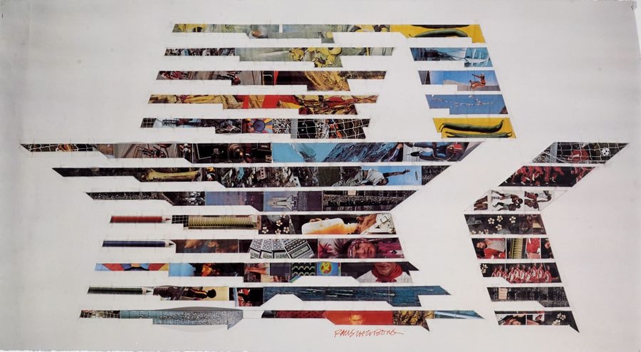 Artwork by Robert Rauschenberg, Los Angeles Olympic, Made of Offset lithograph