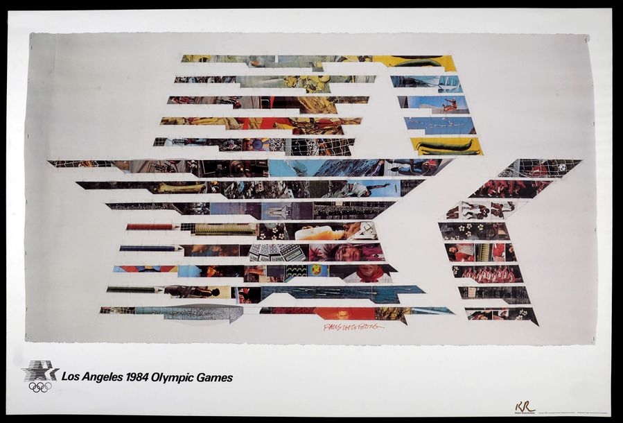 Artwork by Robert Rauschenberg, Los Angeles Olympic, Made of Offset lithograph