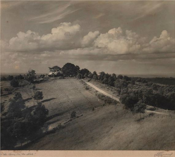 The Farm on the Hill by Harold Cazneaux