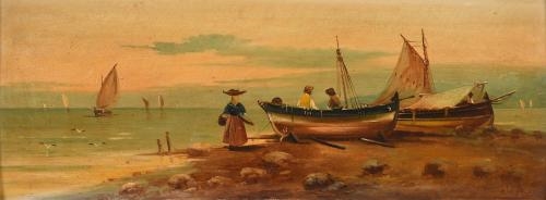 Artwork by Amadeo Freixas Vivó, Maternity, Made of Oil on canvas