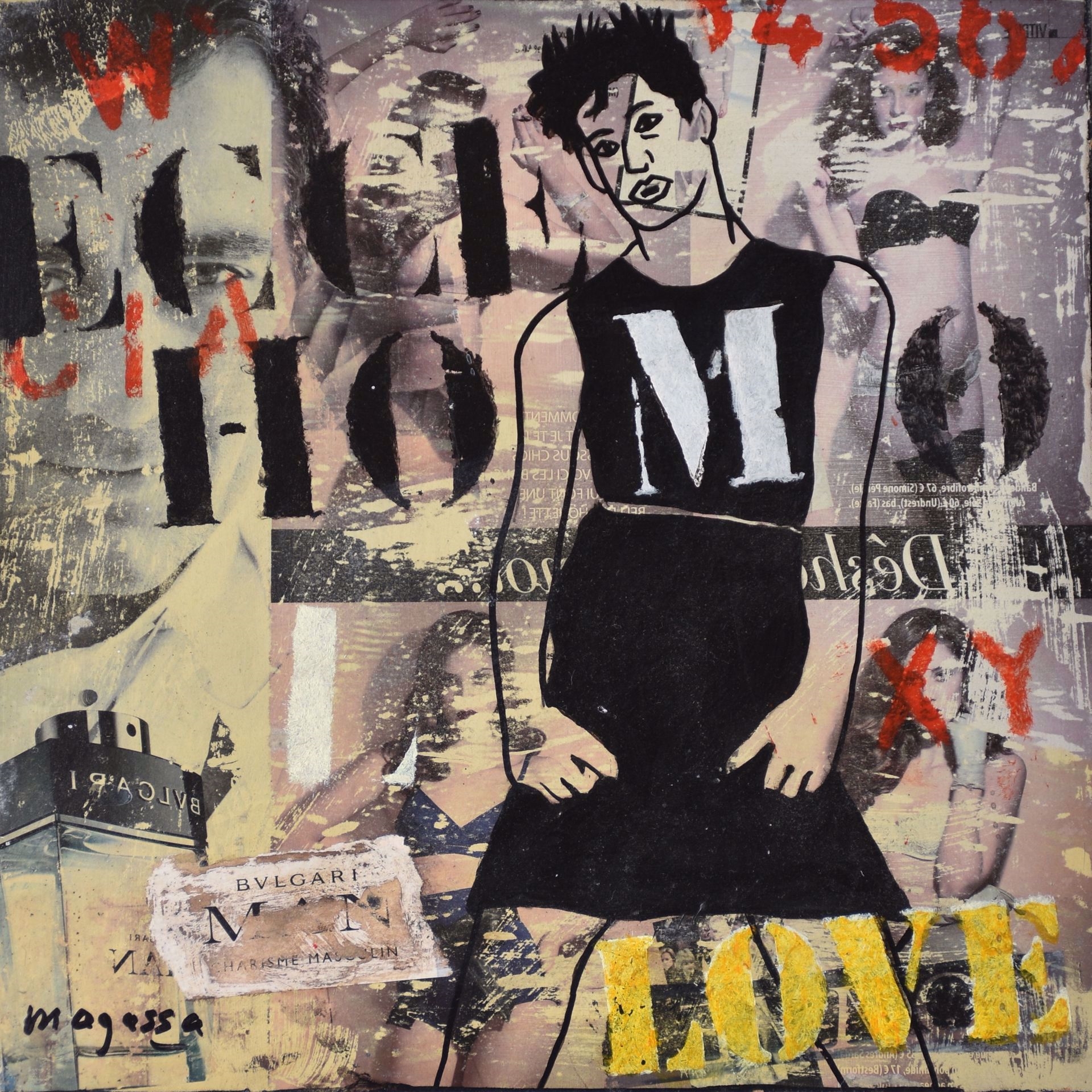 Artwork by Ousmane Magassa, Ecce Homo, Made of Mixed media