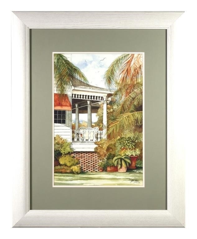 Gene Rizzo | GENE RIZZO Verandah Print, Signed | MutualArt