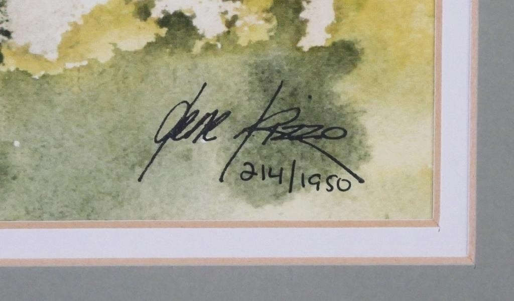 Gene Rizzo | GENE RIZZO Tropical Treasure Print, Signed (1950) | MutualArt
