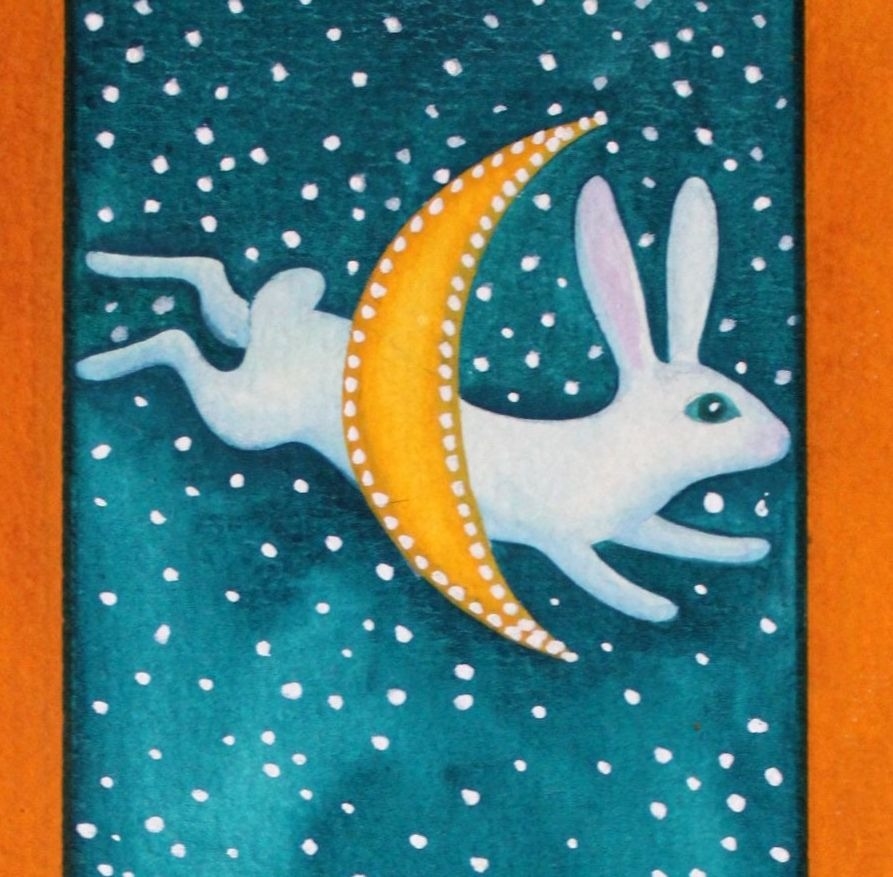 Artwork by Anita Kreituse, Winter, Zīlīte Magazine, Made of drawing, paper/watercolor