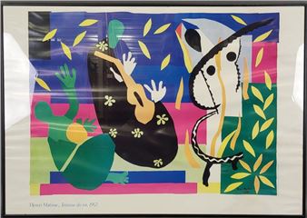 After Henri MATISSE, La tristesse du roi, Poster reproduction printed by HAZAN, Paris - Henri Matisse