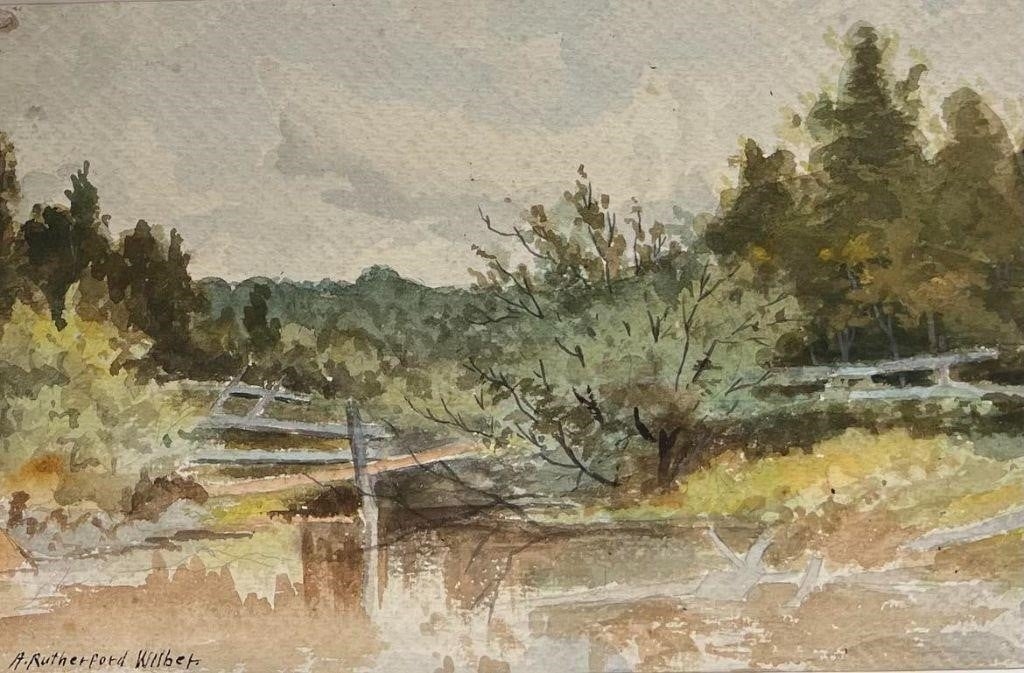 Allan Rutherford Wilber | River Scene | MutualArt