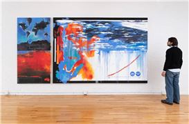 Diane Burko's "Bearing Witness" Exhibition Confronts Climate Change at Cristin Tierney Gallery