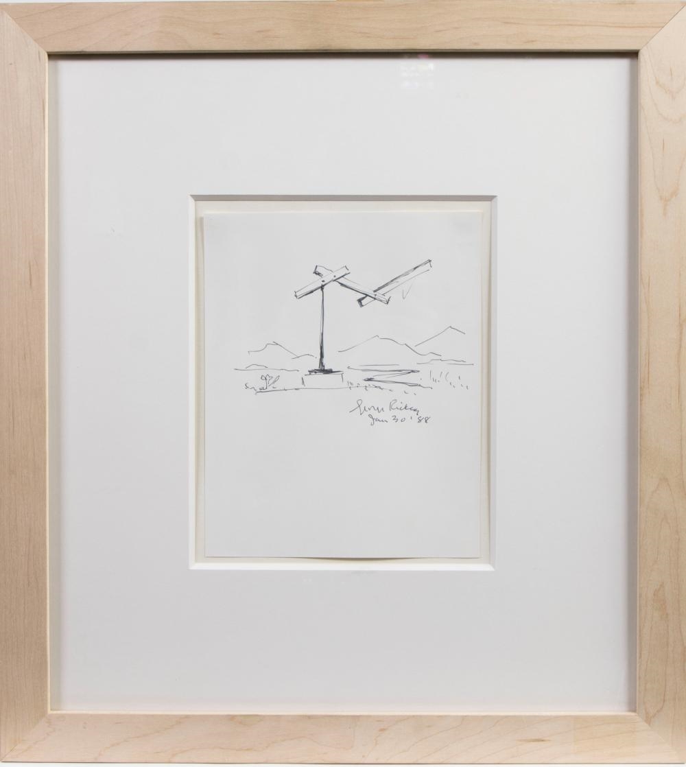 George Rickey | Etude pour une sculpture (88) | MutualArt
