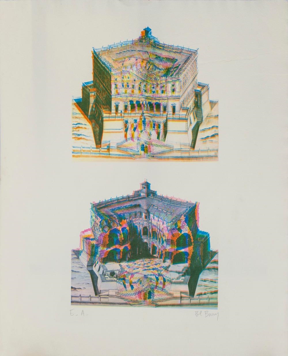 Artwork by Pol Bury, Pol BURY (1922-2005, Made of colour lithographs