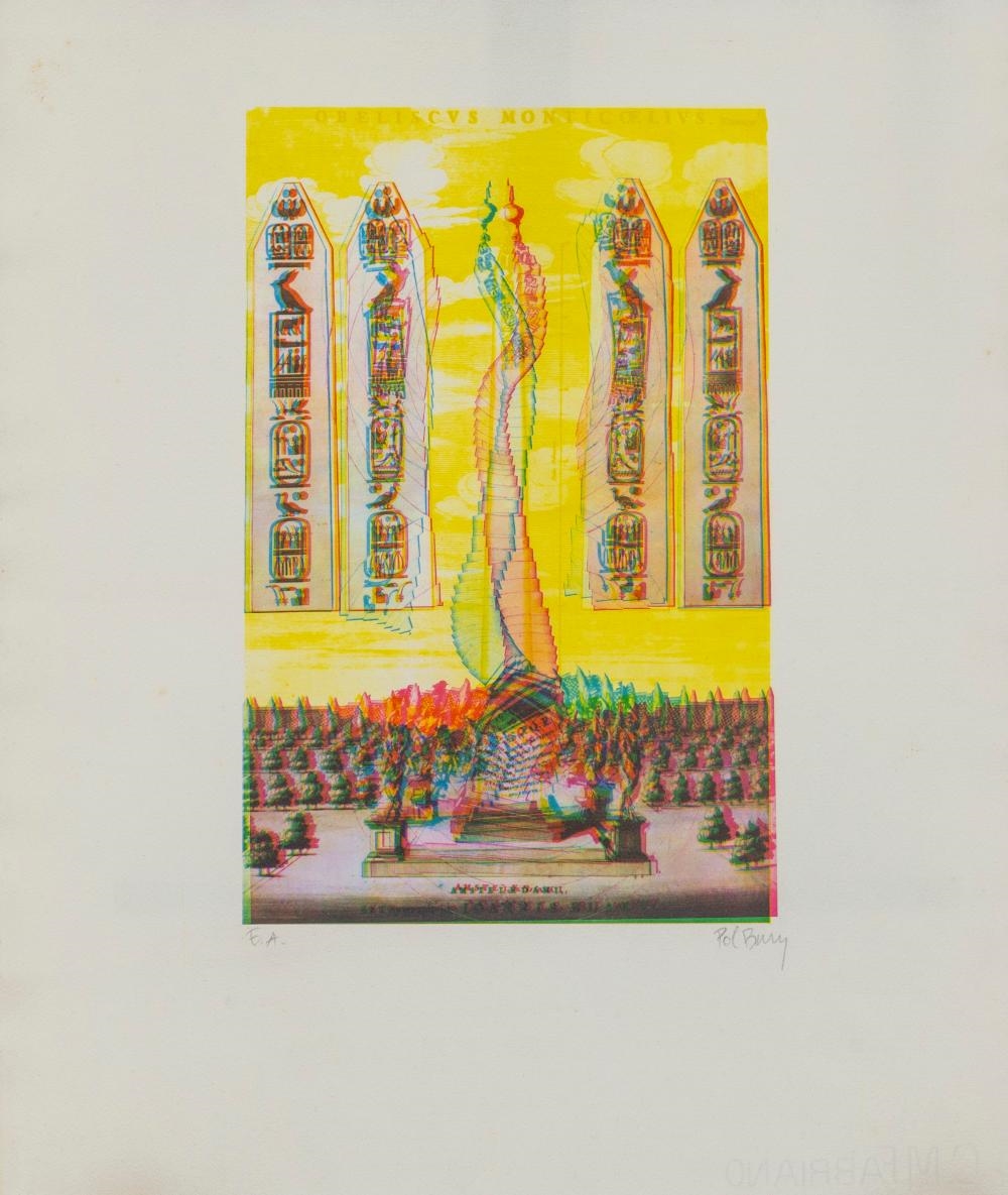 Artwork by Pol Bury, Pol BURY (1922-2005, Made of colour lithographs